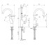 Ideal Standard Ceralife O Смеситель для раковины H215, с поворотным изливом, без донного клапана, цвет: хром