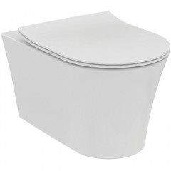 Ideal Standard La Dolce Vita Унитаз подвесной 545х360 мм безободковый RimLS+ с покрытием Ideal Plus, со скрытым крепежом , цвет: белый глянец