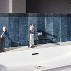 Ideal Standard La Dolce Vita Смеситель для раковины, на 1 отв, с донным клапаном, цвет: PVD Silver Storm