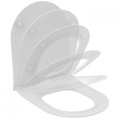 Ideal Standard Blend Curve Сиденье SLIM для унитаза, с микролифтом, быстосъемное, для T375101, T374901, T465501 , цвет: белый глянец