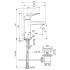 Ideal Standard La Dolce Vita Смеситель для раковины, на 1 отв, с донным клапаном, цвет: PVD Silver Storm