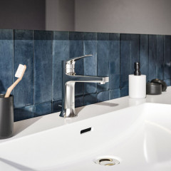 Ideal Standard La Dolce Vita Смеситель для раковины, на 1 отв, с донным клапаном, цвет: PVD Silver Storm