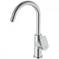 Ideal Standard Ceralife O Смеситель для раковины H215, с поворотным изливом, без донного клапана, цвет: хром