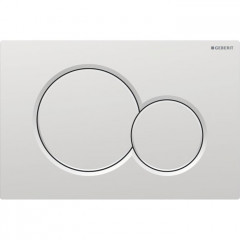 Geberit Sigma01 Клавиша для двойного смыва, круглая: Матовый хром / легкоочищ. покр. (замена 115.770.46.5)