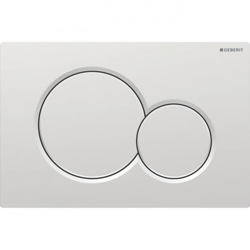 Geberit Sigma01 Клавиша для двойного смыва, круглая: Матовый хром / легкоочищ. покр. (замена 115.770.46.5)