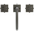 Ideal Standard Joy Neo Смеситель для раковины, на 3 отв, с донным клапаном, цвет: PVD Magnetic Grey
