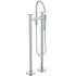 Ideal Standard Joy Neo Смеситель для ванны, напольный, с душевым набором, шлангом IDEALFLEX® 125см, цвет: хром