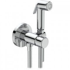 Ideal Standard Idealspray Гигиенический душ: встр. смеситель, держатель лейки, шланг 125 см, лейка - кнопка - пластик, цвет: хром