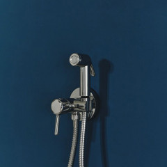 Ideal Standard Idealspray Гигиенический душ: встр. смеситель, держатель лейки, шланг 125 см, лейка - кнопка - пластик, цвет: хром