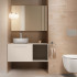 Ideal Standard i.life O Унитаз подвесной 535х350 мм безободковый+смыв:HydroTwIdeal (торнадо), с крепежом для скрытого монтажа, цвет: белый глянец