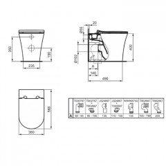 Ideal Standard La Dolce Vita Сиденье SLIM для унитаза, с микролифтом, быстосъемное, для E263601 , цвет: белый глянец