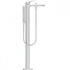 Ideal Standard La Dolce Vita Смеситель для ванны, напольный, ручной душ Stick, шланг Idealflex 125см, без A6133NU, цвет: хром