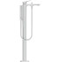 Ideal Standard La Dolce Vita Смеситель для ванны, напольный, ручной душ Stick, шланг Idealflex 125см, без A6133NU, цвет: хром