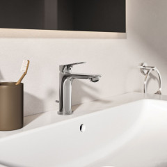 Ideal Standard Ceralife O Смеситель для раковины H100, с донным клапаном, цвет: хром