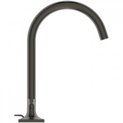 Ideal Standard Joy Neo Смеситель для раковины, на 3 отв, с донным клапаном, цвет: PVD Magnetic Grey