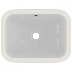 Ideal Standard Connect Раковина 500х380 мм, прямоугольная, встриваемая снизу без отв. под смес., с крепежом, цвет: белый глянец