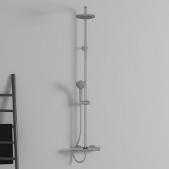 Ideal Standard Ceratherm T25 Душевая система с изливом и термостатом и ручным душем, корпус Coolbody, руч. душ: 3 режима, верх. душ: 200 мм, цвет: хро
