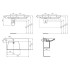 Ideal Standard La Dolce Vita Раковина подвесная 106х53.5см, sx, с 1 отв, цвет: белый