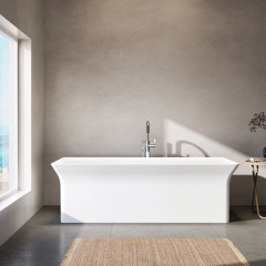 Ideal Standard Joy Смеситель для ванны, напольный, с ручным душем Stick, шланг Idealflex 125см, без A6133NU, цвет: хром