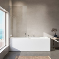 Ideal Standard La Dolce Vita Смеситель для ванны, на 4 отв, с ручным душем, шланго для душа 175см, цвет: хром