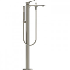 Ideal Standard La Dolce Vita Смеситель для ванны, напольный, с ручным душем, без A6133NU, цвет: PVD Silver Storm