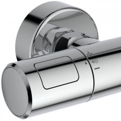 Ideal Standard Ceratherm T25 Душевая система с термостатом и ручным душем и шлангом, корпус Coolbody, руч.душ: 3 режима, верх. душ: 250 мм, цвет: хром