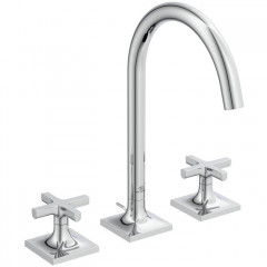 Ideal Standard Joy Neo Смеситель для раковины, на 3 отв, с донным клапаном, цвет: хром