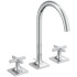 Ideal Standard Joy Neo Смеситель для раковины, на 3 отв, с донным клапаном, цвет: хром