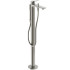 Ideal Standard La Dolce Vita Смеситель для ванны, напольный, с ручным душем, без A6133NU, цвет: PVD Silver Storm