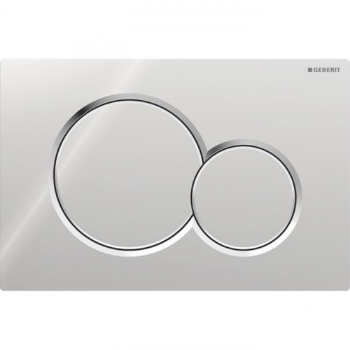 Geberit Sigma01 Клавиша для двойного смыва, круглая: Глянцевый хром (замена 115.770.GM.5)