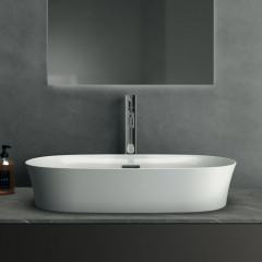 Ideal Standard Ipalyss Раковина 600х380хh120 мм, накладная, овальная, без отв. под смес., с крепежом, шаблоном, покрытие: Diamatec® цвет: белый глянец
