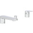 Ideal Standard La Dolce Vita Смеситель для ванны, на 4 отв, с ручным душем, шланго для душа 175см, цвет: хром