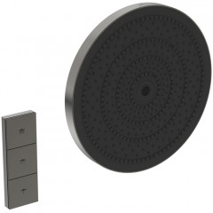 Ideal Standard Solos 3-функц.(Rain, Silkrain, SecondSkin) верхний душ 30см, цвет: PVD Magnetic Grey