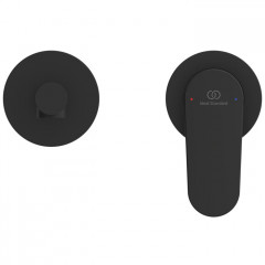 Ideal Standard Ceralife O Настенный смеситель для раковины излив: 180 мм, без донного клапана, для монтажа с A1313NU цвет: чёрный матовый