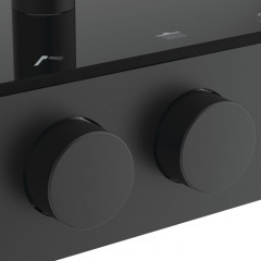 Ideal Standard Ceratherm Solos Душевая стойка, термостат, верхний душ 30см, руч.душ 13см, шланг 175см, цвет: Черный матовый