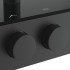 Ideal Standard Ceratherm Solos Душевая стойка, термостат, верхний душ 30см, руч.душ 13см, шланг 175см, цвет: Черный матовый
