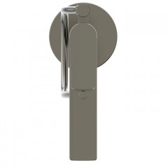 Ideal Standard La Dolce Vita Смеситель для ванны, напольный, с ручным душем, без A6133NU, цвет: PVD Silver Storm