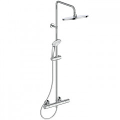 Ideal Standard Ceratherm T25 Душевая система с термостатом и ручным душем, корпус Coolbody, руч. душ: 3 режима, верх. душ: 200 мм, цвет: хром