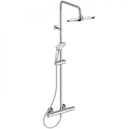 Ideal Standard Ceratherm T25 Душевая система с термостатом и ручным душем, корпус Coolbody, руч. душ: 3 режима, верх. душ: 200 мм, цвет: хром