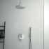 Ideal Standard Ceraline Душевой комплект: встроен. часть смес+наруж. часть с перекл., ручным душем, верх. душ: 200 мм+штанга: 400 мм цвет: хром