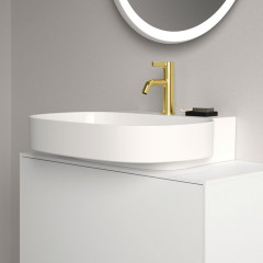 Ideal Standard Joy Смеситель для раковины, на 1 отв, с донным клапаном, цвет: PVD Brushed Gold