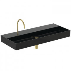 Ideal Standard Solos Раковина подвесная 120х50см, с 1 отв, без перелива, цвет: черный глянцевый