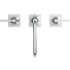 Ideal Standard Joy Neo Смеситель для раковины, на 3 отв, с донным клапаном, цвет: хром