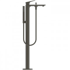 Ideal Standard La Dolce Vita Смеситель для ванны напольный, ручной душ Stick, шланг Idealflex 125см, без A6133NU, цвет: PVD Magnetic Grey