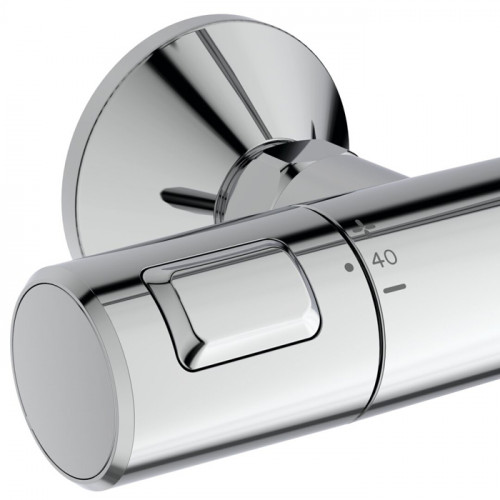 Ideal Standard Ceratherm T25 Душевая система с термостатом и ручным душем, корпус Coolbody, руч. душ: 3 режима, верх. душ: 200 мм, цвет: хром