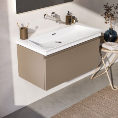 Ideal Standard La Dolce Vita Раковина 860х470хh125 мм, подвесная/накладная, без отв, с переливом и крепежом, покрытие: Diamatec® цвет: белый глянец