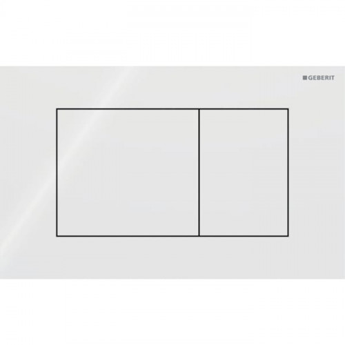 Geberit Sigma40 Клавиша для двойного смыва, квадратная: Белый