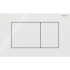 Geberit Sigma40 Клавиша для двойного смыва, квадратная: Белый