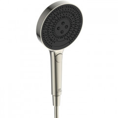 Ideal Standard Solos Душевая стойка с термостатич.смесителем для душа, верхний душ 33см, руч.душ, шланг 175см, без A1070NU, цвет: PVD Silver Storm