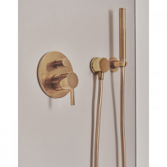 Ideal Standard Joy Смеситель для ванны, встраиваемый, без комплектом EASY-BOX A1000NU, цвет: PVD Brushed Gold